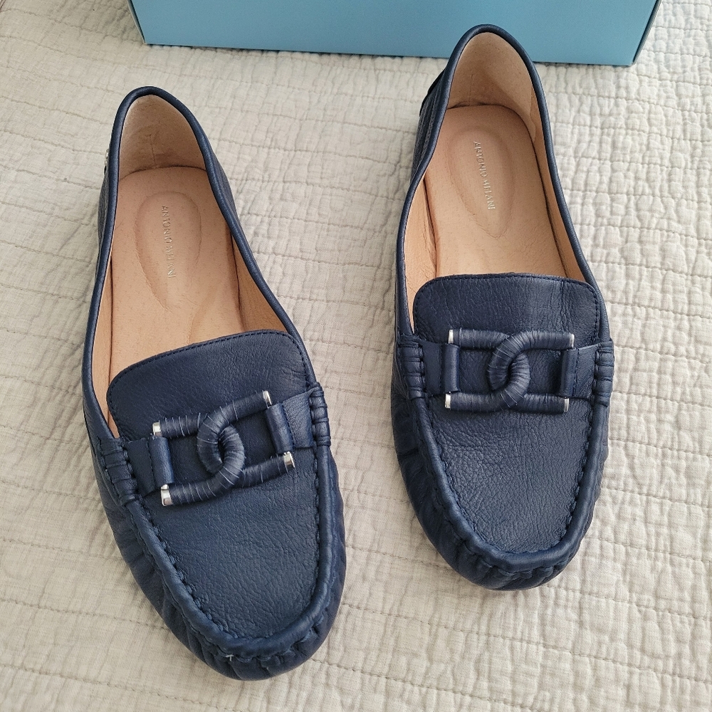 Antonio Melani loafers vessel blue size 9